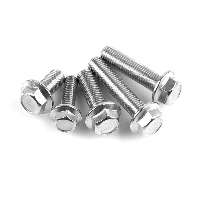 M5 M6 M8 M10 M12 M14 M16 M20 DIN 6921 Steel 8.8 Grade Zinc Plated Hexagon Hex Flange Bolt