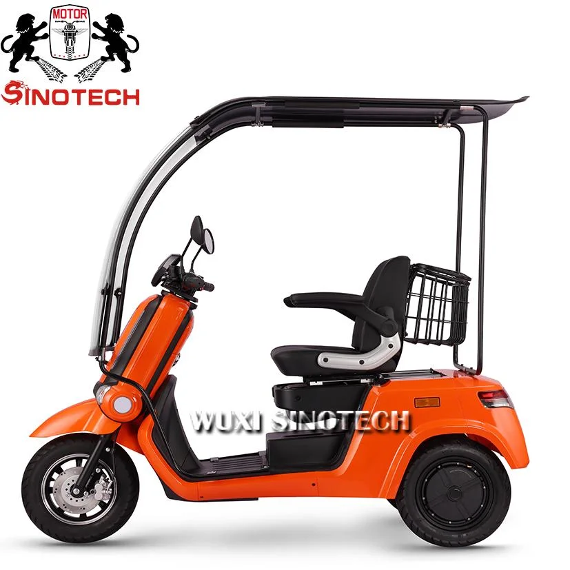 Good Quality 800W Motor Electric Tricycle with Rain Shelter