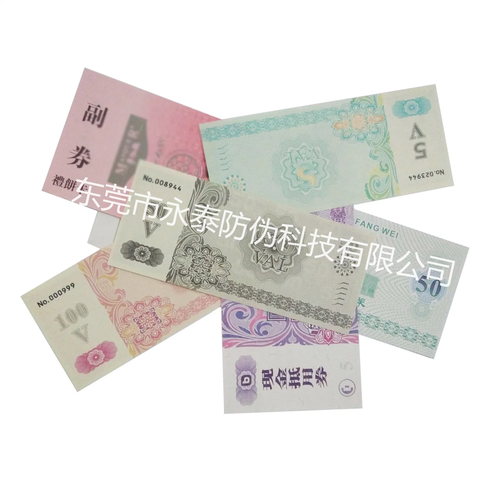 Security Paper Printing Embossing Silver Foil Booklet Ticket/Event Ticket