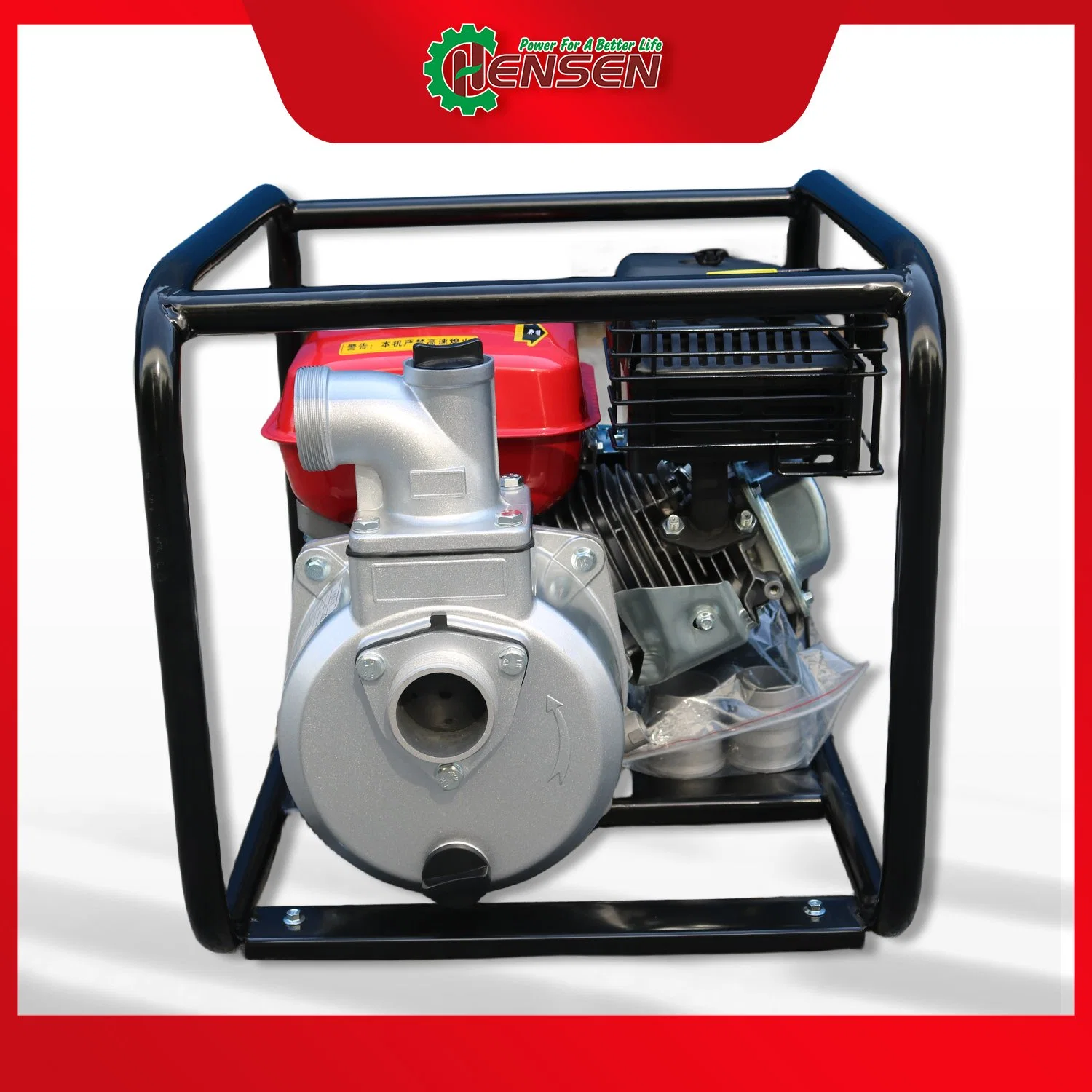 Irrigation Water Pump Driven by 9L Large Fuel Tank Gasoline Engine