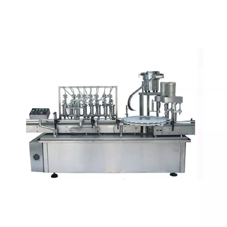 Hot Sale Stainless Steel Automatic Oral Liquid Small Bottle Filling Capping Machinery with Ce GMP Standard