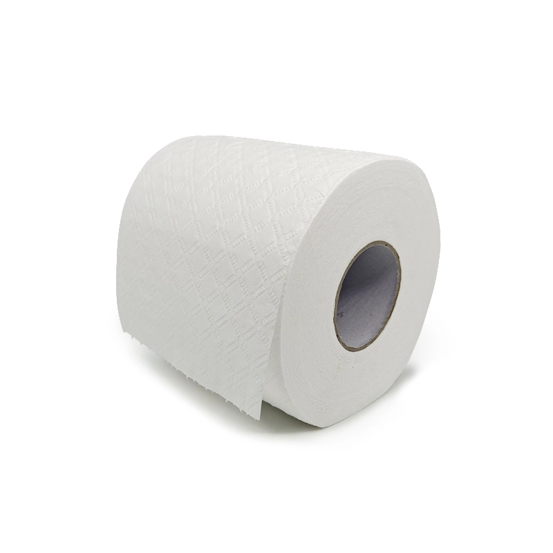 Individual Paper Wrap 2ply 15GSM 300 Sheets White Bleached Environmental Friendly Tree Free Bamboo Pulp Toilet Tissue Toilet Paper