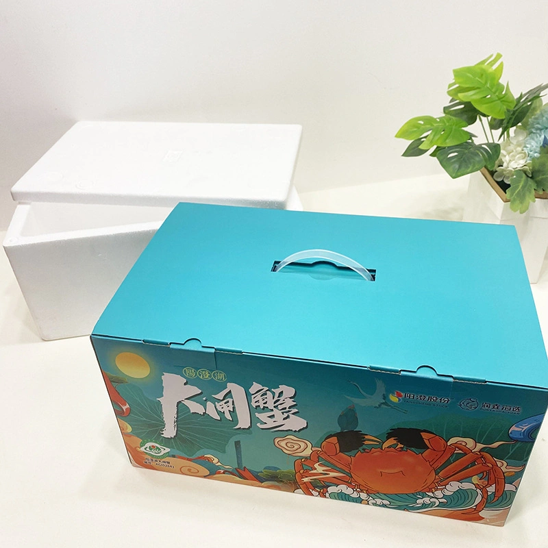 Big Paper Box Packaging Box Custom Corrugated Shipping Boxes for Iced Seafood/Fresh Seafood