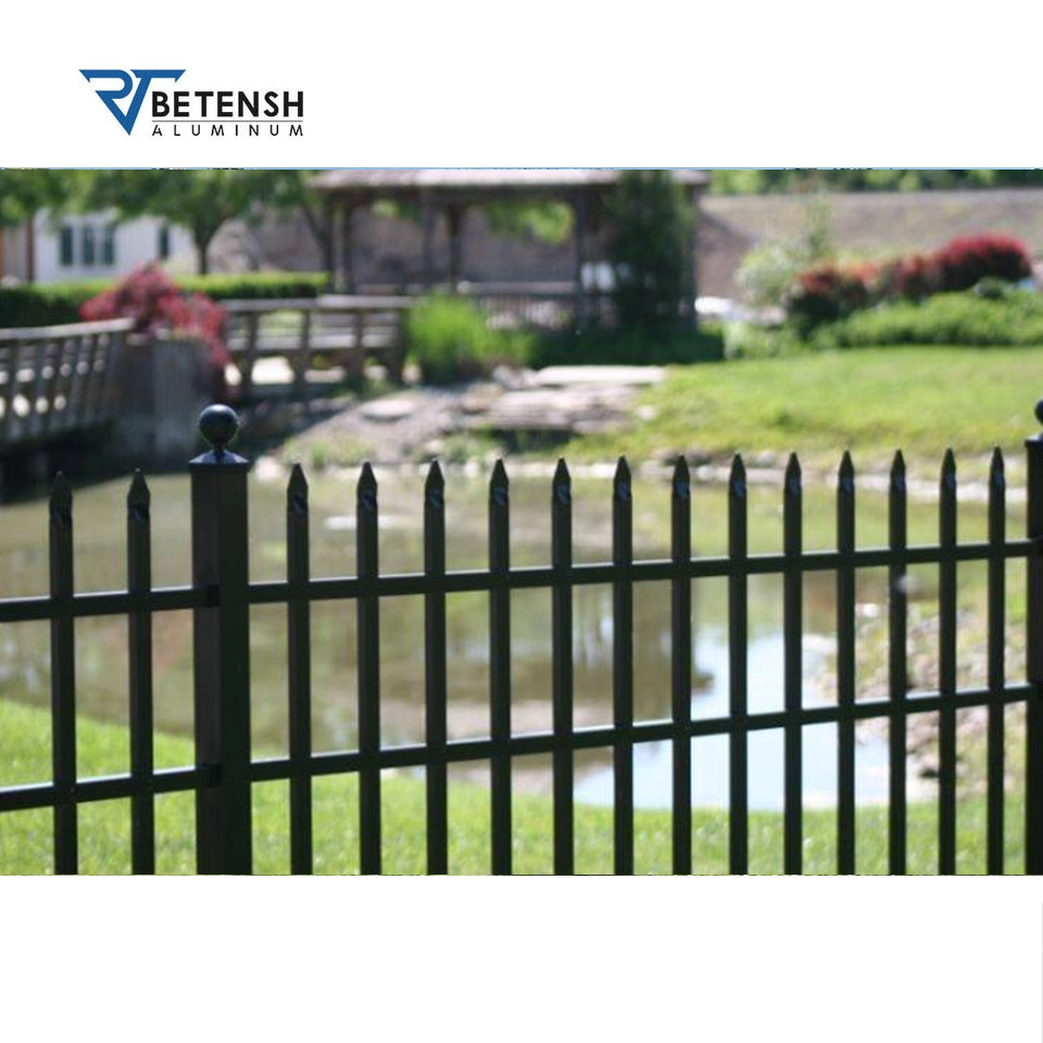 Electric Curvy Welded Easily Assembled Garden Boundary Wall Security Fencing with a Sharp Point for Airport