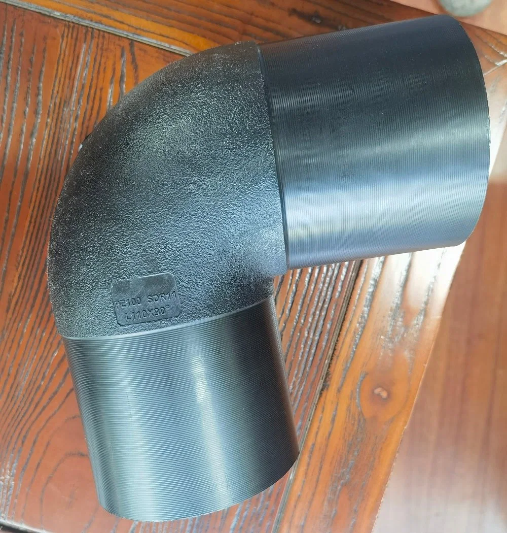 Inch ASTM HDPE Plastic Butt Fusion Pipe Fittings 2'' Equal Tee, Cap, Reducer, 45 Degree Elbow, 90 Degree Elbow, Cross Pipe Fittings/SDR9/SDR11/SDR17 Fittings