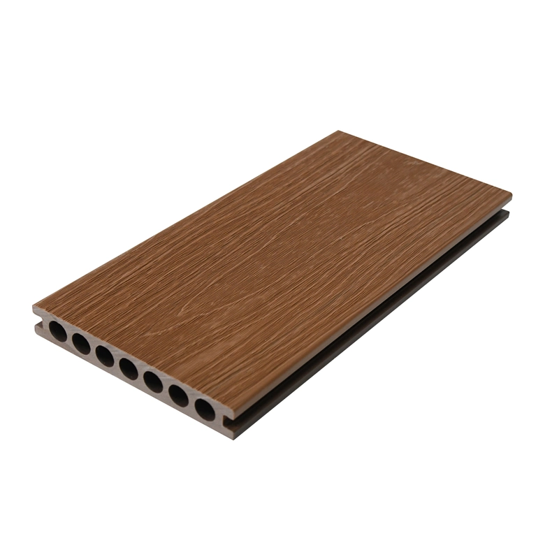 Hot Selling Co-Extrusion New Generation Walnut Courtyard Waterproof WPC Wood Composite Plastic Decking