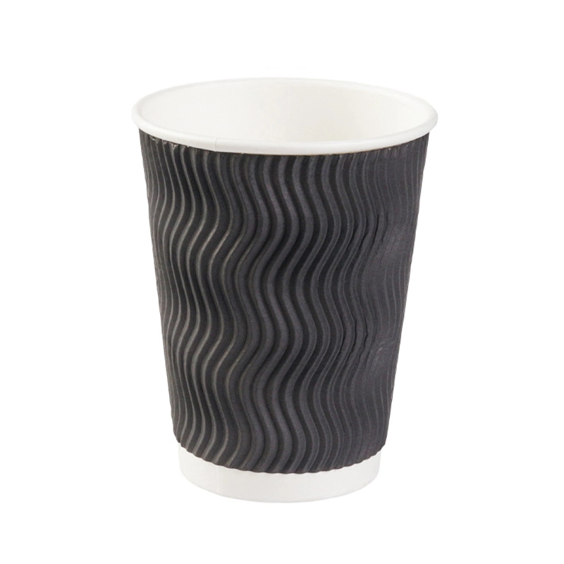 Factory Price High quality/High cost performance Degradable Disposable 3 Layer Hot Coffee Packaging Paper Cup 12 Oz 14oz