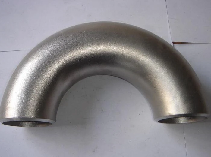 Large Diameter Pipe Fitting, Low Temperture Carbon Steel 180 Degree Elbow, Short Radius Elbow