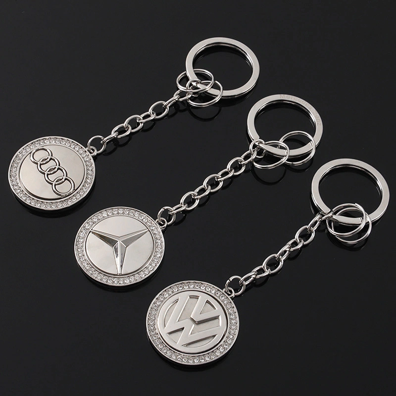 Loja de Gift Atacado Custom Luxo Promocional Metal Keyring