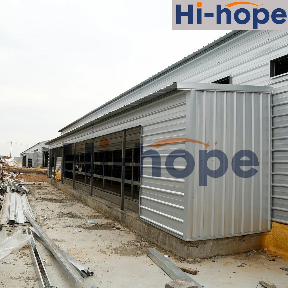 Environmental Control Prefab Chicken Farm Construction Building for Poultry House