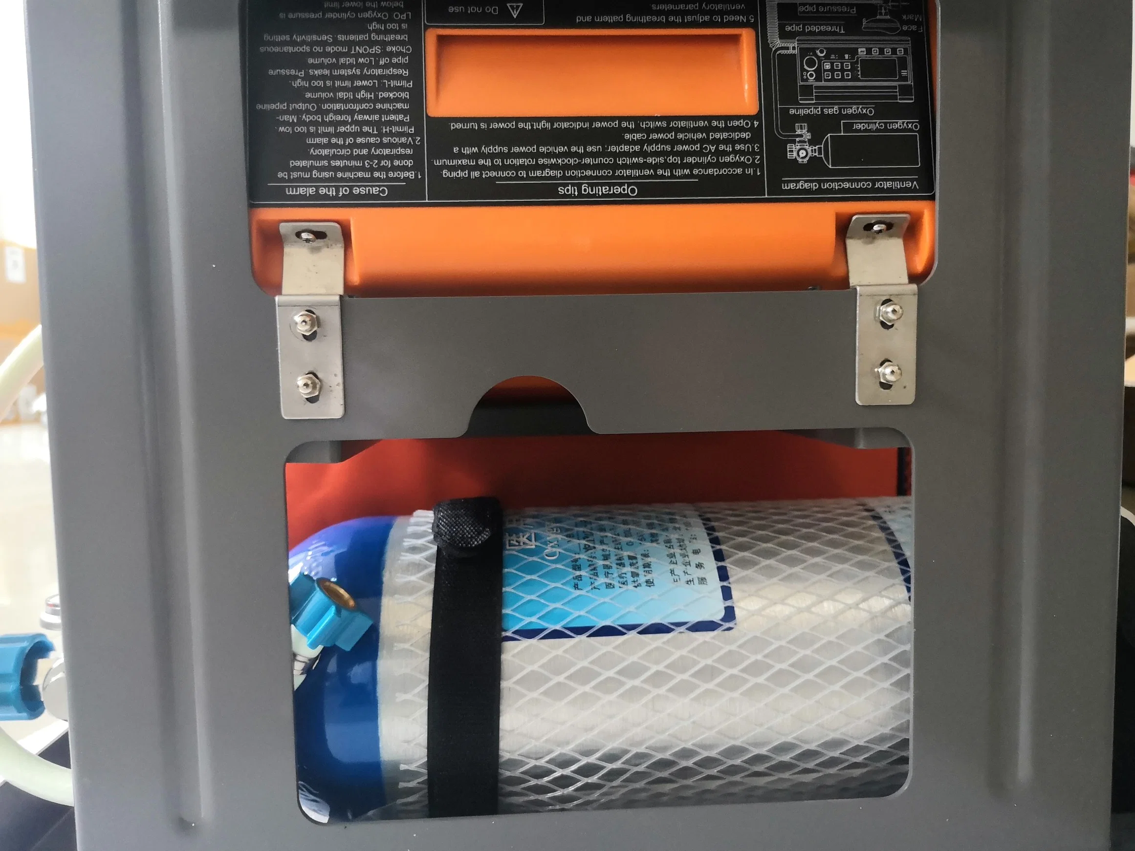 El transporte de emergencia portátil del monitor de paciente del Hospital UCI quirúrgica no invasiva de ventilación invasiva