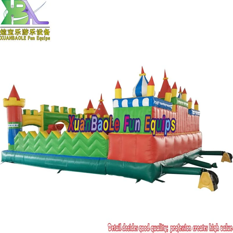 8X6X3mh Giant Inflatable Fun City for Sale, Commercial Inflatable Bouncer Amusement Park