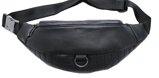 Men's PU Leisure Sports Travel Multi-Function Messenger Bag Waist Bag