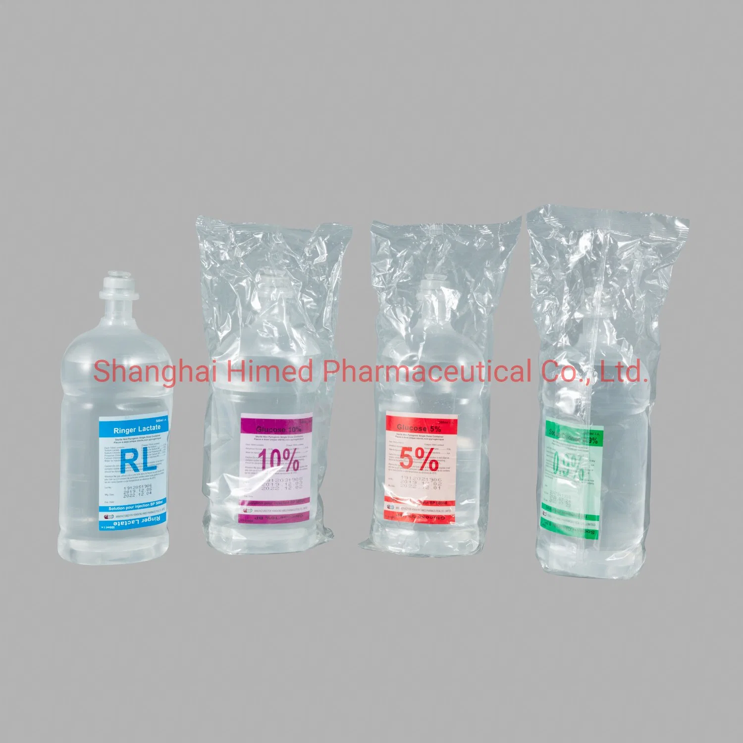 5% 10% de glucose/Dextrose et 0,9 % Chlorure de sodium/solution saline normale IV