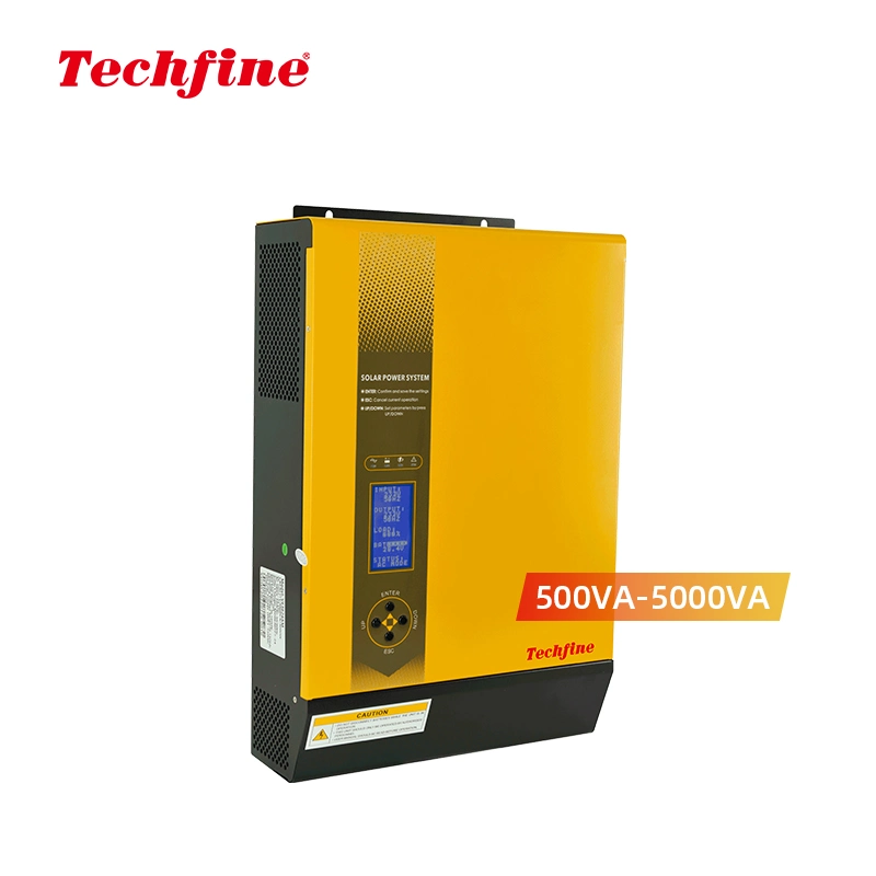 Techfine High Efficiency Advanced Design Hybrid Inverter with RoHS Certification 3kw Power Inverter