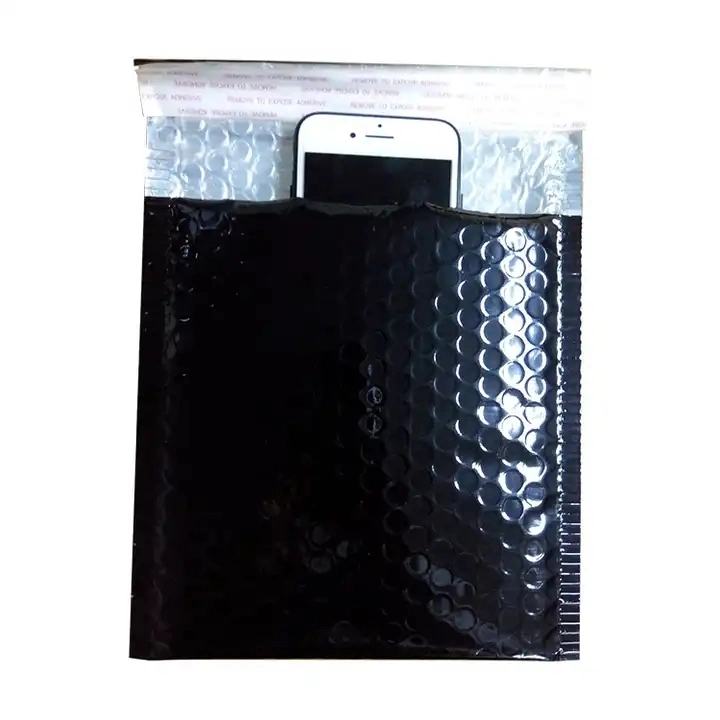 Custom Printed Versand Matte Black PVC Kunststoff kosmetische Polymailer Paket Briefumschläge Versandtasche