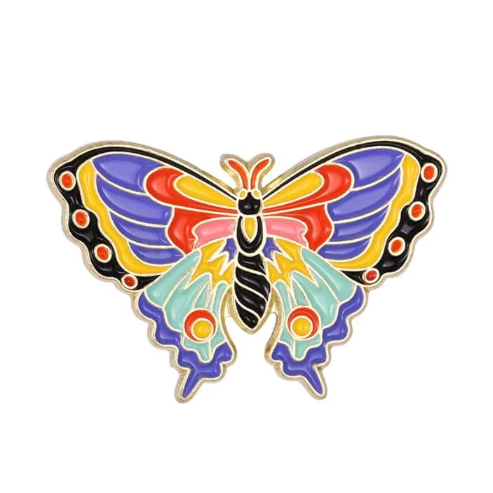 Custom Hot Sale Cute Gold Plated Metal Enamel Pin