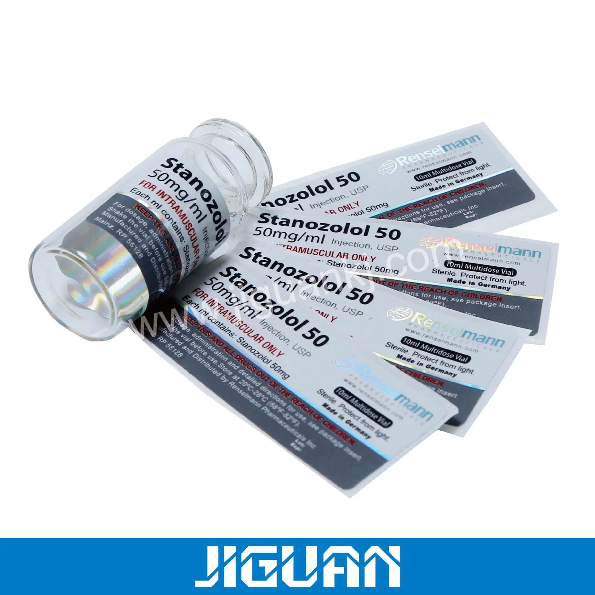 10 Ml Bottle Laser Paper Vial Labels for Steroid