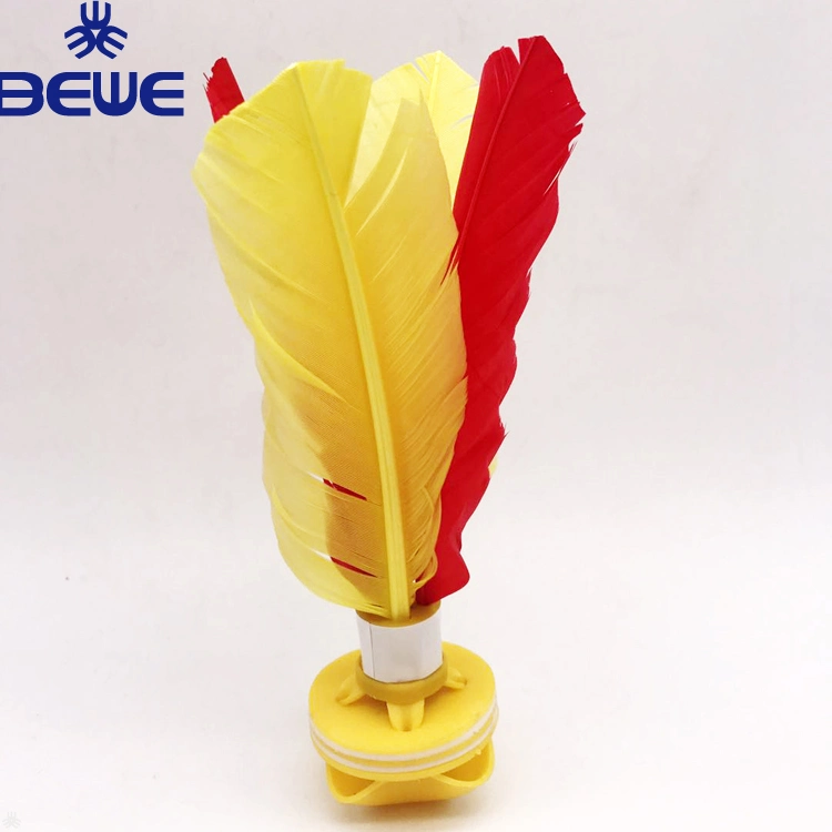 OEM exportado colorido Fancy Featherjianzi Shuttlecock personalizado