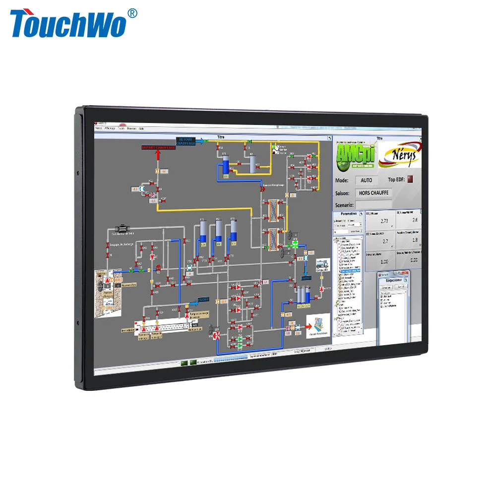 Cheap 21.5 Inch LCD Industrial Cpacitive All in One PC Panel Touch Screen Monitor