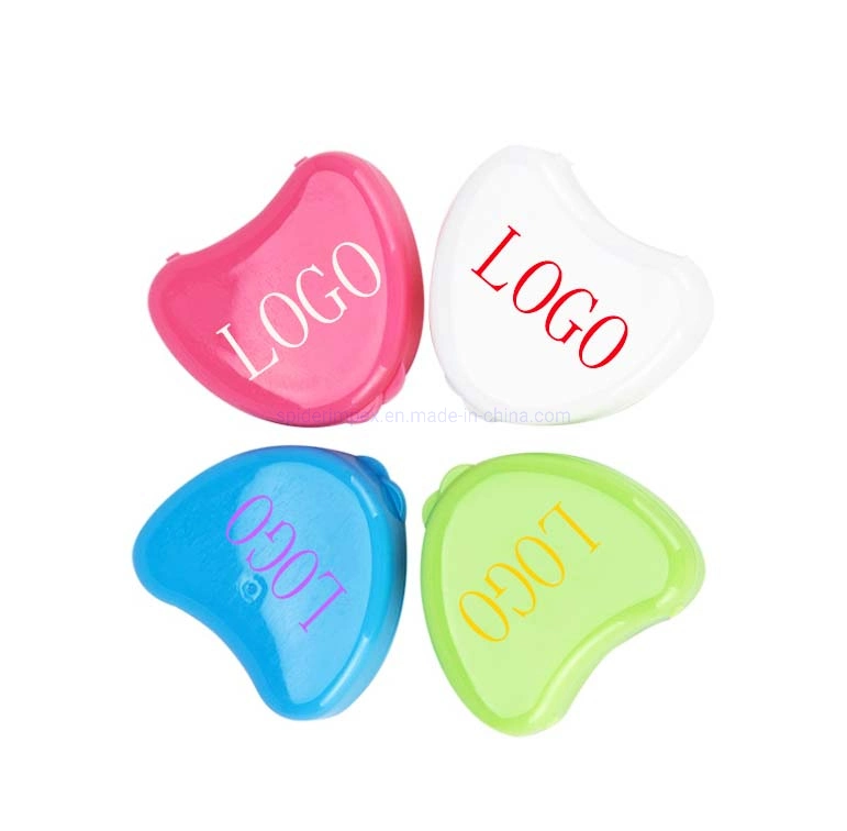 OEM Plastic Heart-Shaped Dental Flase Tooth Mouth Guard Denture Box