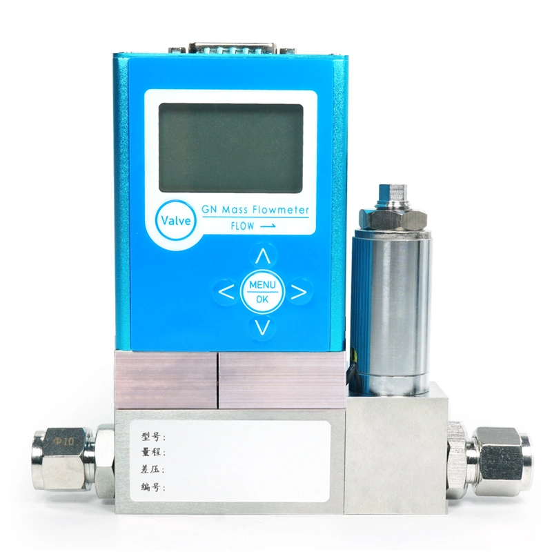 Pulse Output Turbine Flowmeter Gas Liquid Vortex Flowmeter Digital Analog Oxygen Gas Mass Flow Controller Air Flow Meter