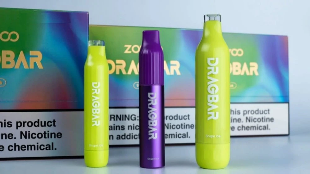 Pod Systems Zovoo Dragbar 5000 Puffs - Simple and Convenient for on-The-Go Vaping