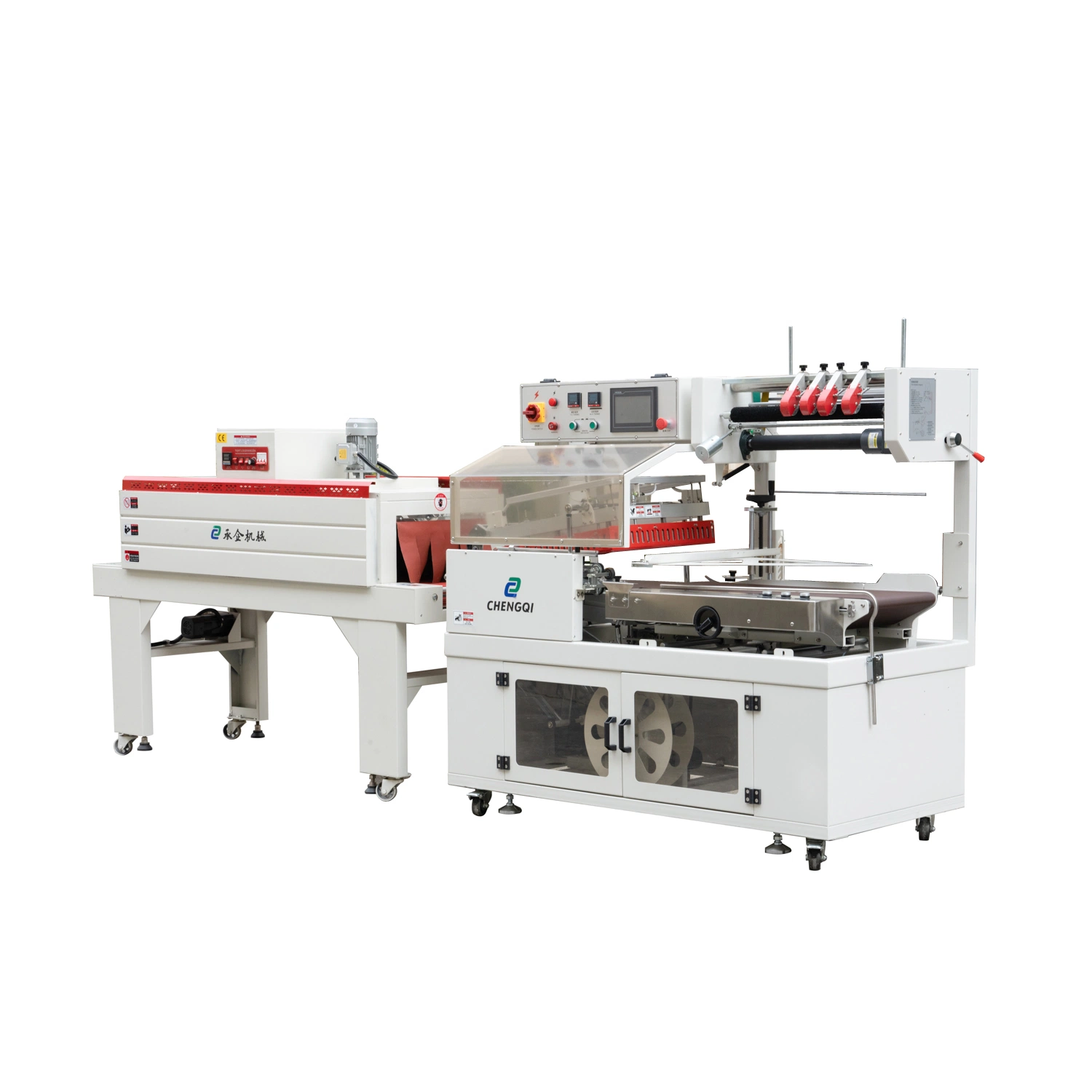 High Quality Automatic L Type Film Heat Shrink Packing Machine Shrink Packing Machine with Shrink Tunnel