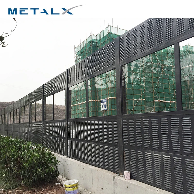 Barrier Sound Insulation Materials Foil Barrier Aluminum Outdoor Sound Truss Temporary Noise Barrier