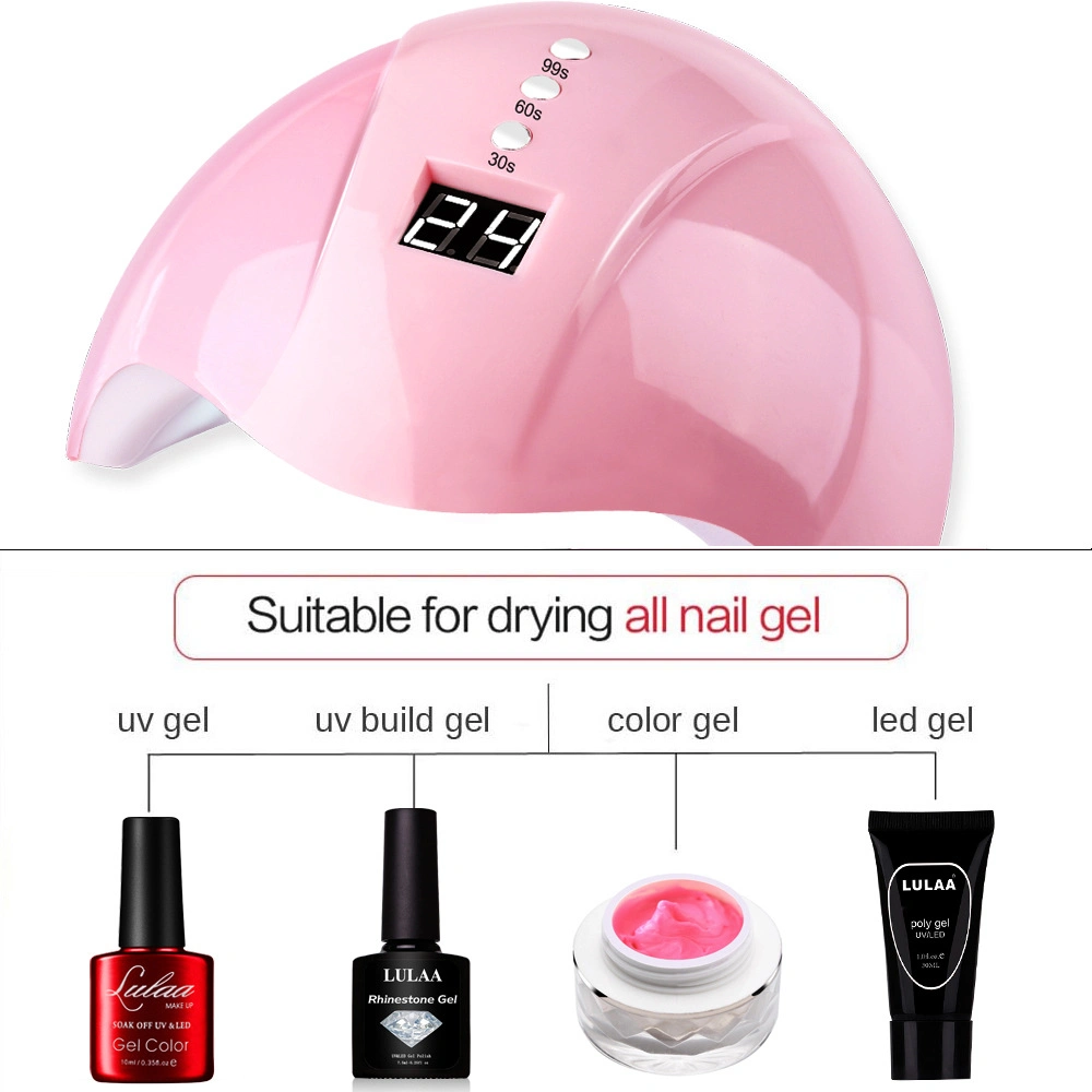 Professional Poly Gel Acrylic Polish Gel Polish Nails Art Kit Set with UV Lamp