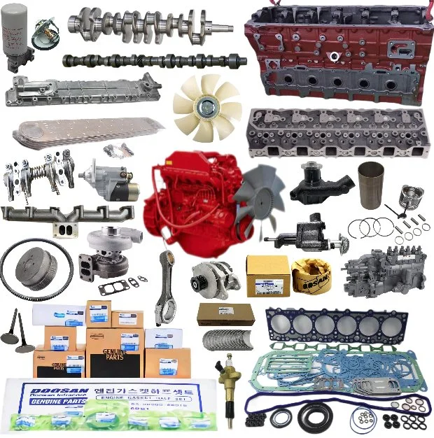 Excavadora, cargadora, autobús Daewoo, piezas de repuesto para motores diesel de alta calidad para grupos electrógenos Repuestos de motor Doosan de alta calidad