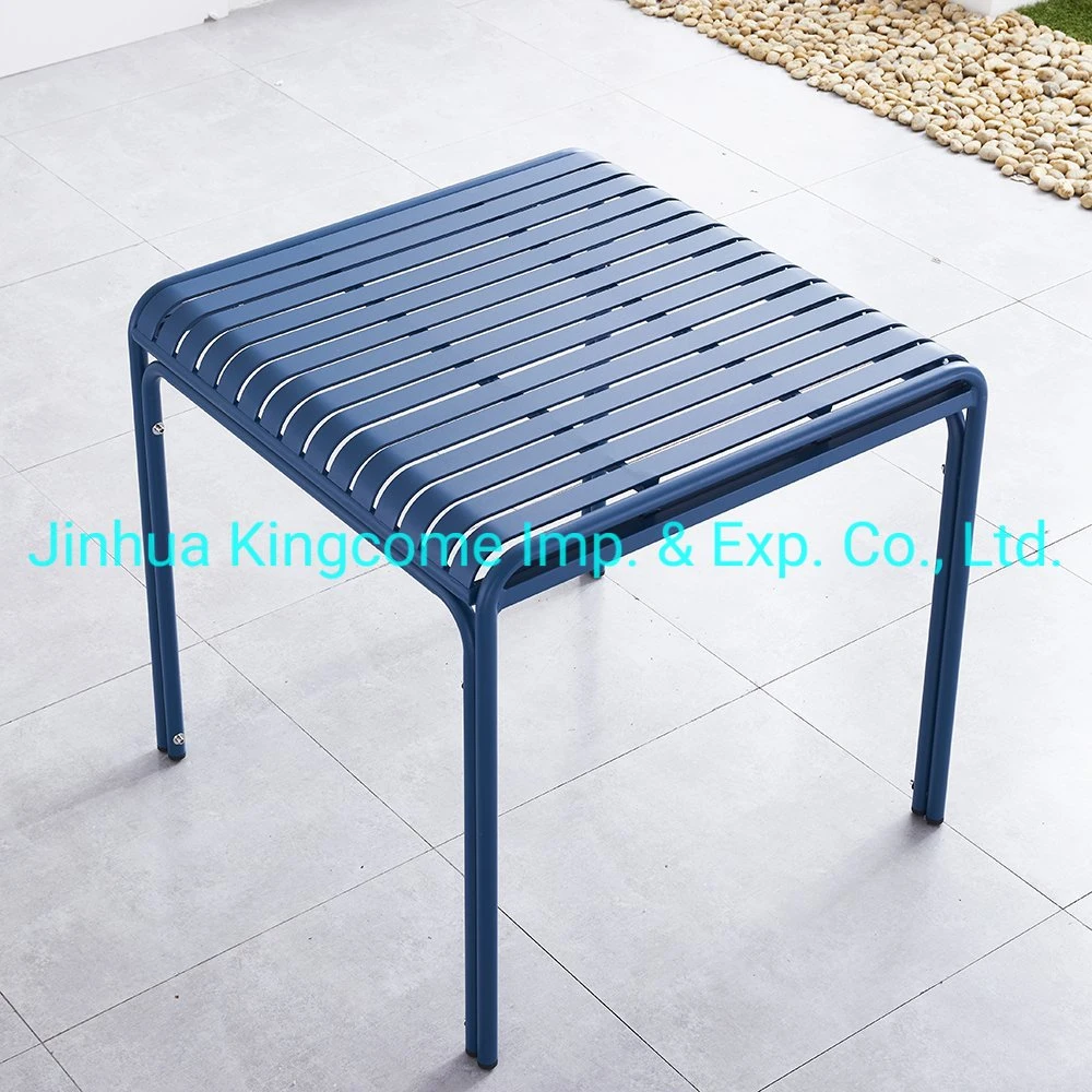 Aluminum Square Dinning Table/ Outdoor Garden Coffee Table with Aluminum