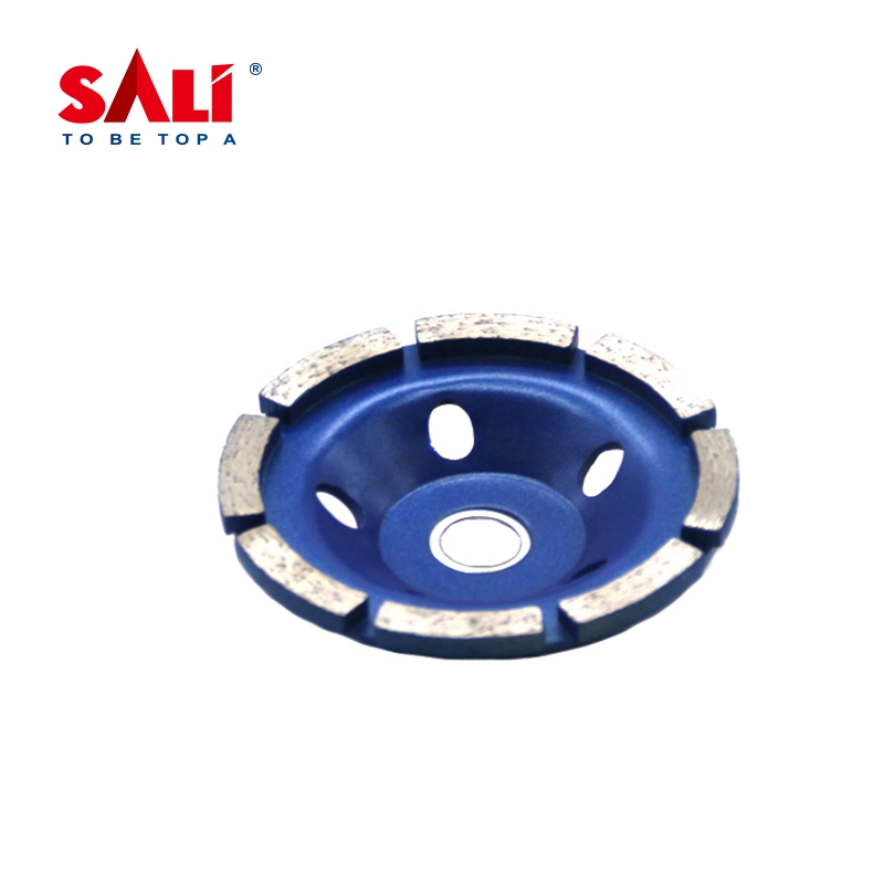 Sali Manufacture Single Row Sintered Diamond Grinding Cup Wheel