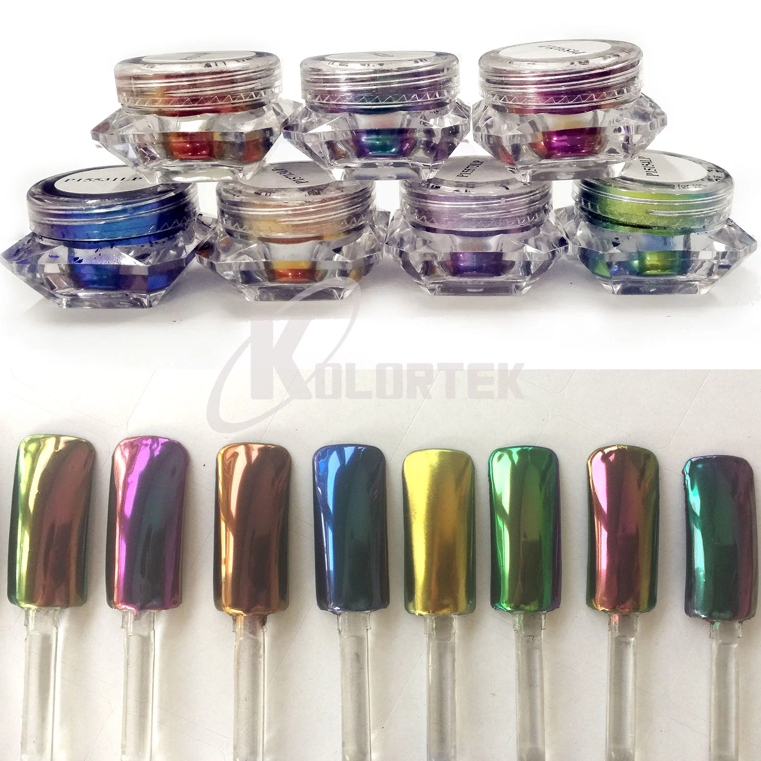 Wholesale/Supplier Chameleon Cosmetics Pearl Powder Nails Pigments Colorant Color Shifting Gel Finger Nail Art