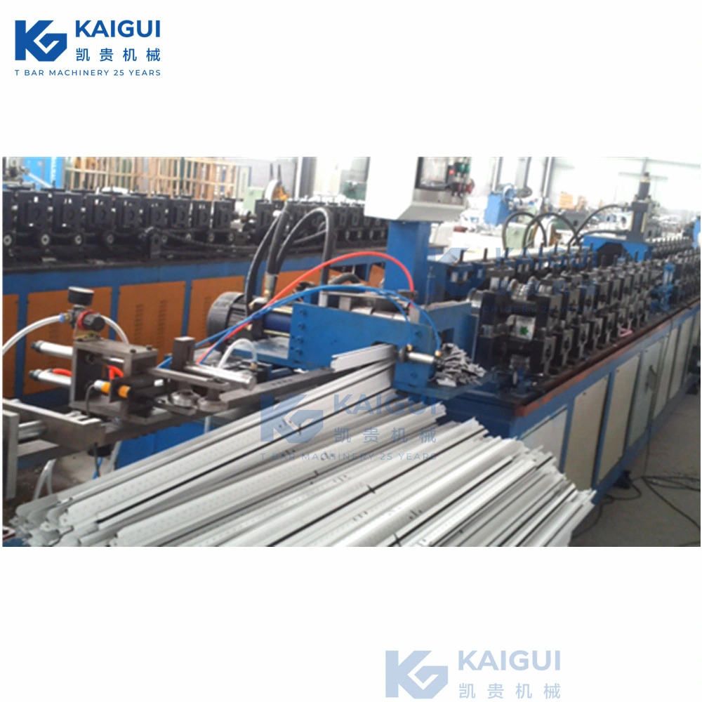 Manufacturer Ceiling T Grid Roll Forming Machine Real Factory Dongguan Kaigui