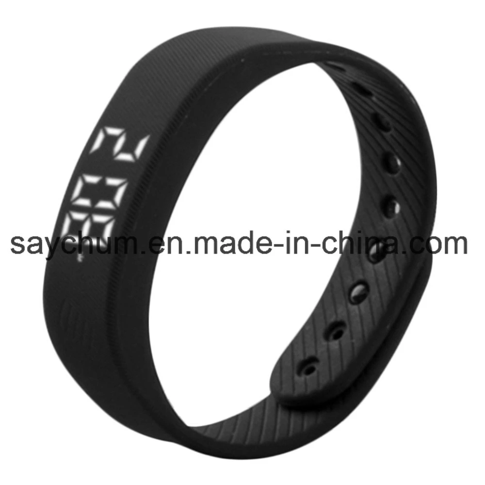 3D T5 LED Display Sports Gauge Fitness Bracelet Smart Step Tracker Pedometer 5 Colors New Arrival Watch