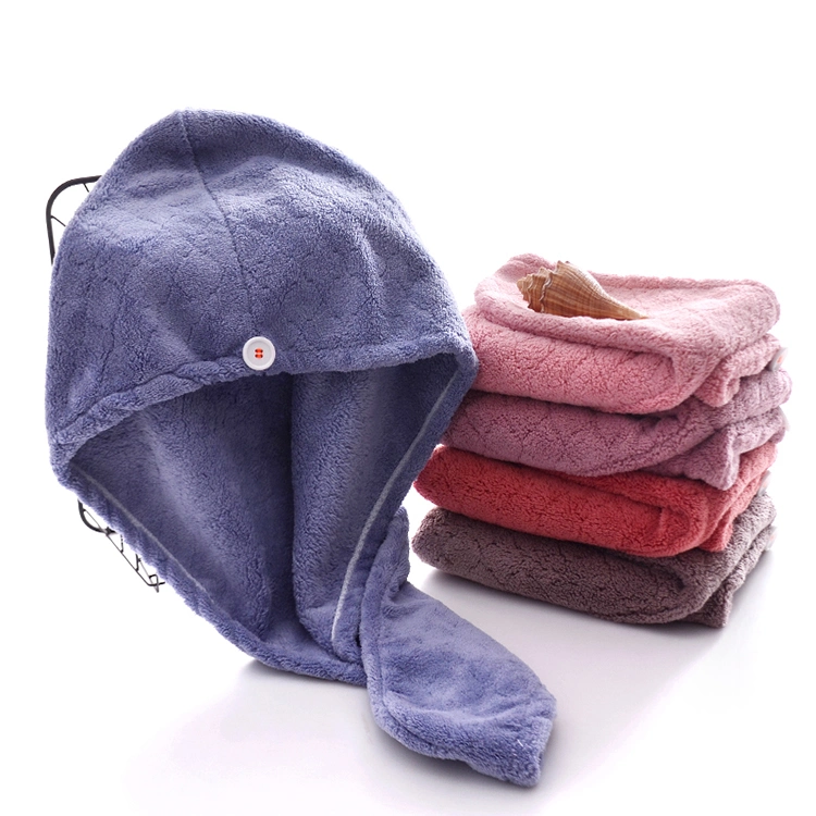 Hôtel personnalisé promotionnels personnalisés Le Séchage Rapide bouton absorbant sèche serviette turban