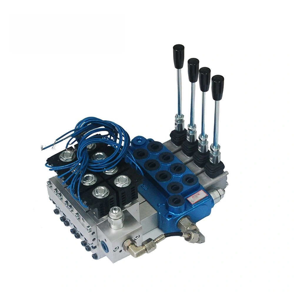 Hot Sale Modular Directional Control Valve with Hand Lever Applicable to Harvester