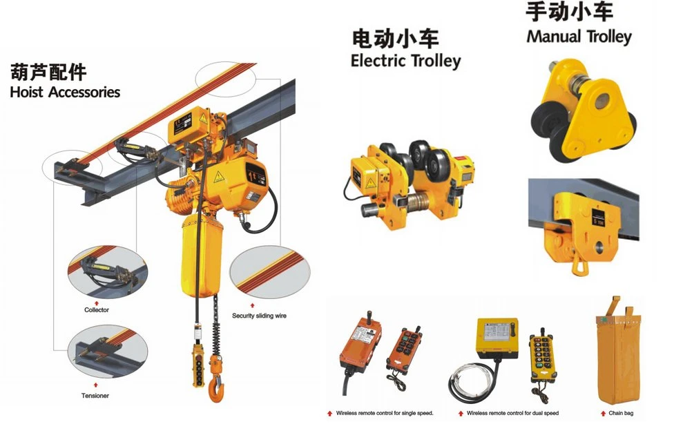 Elektrischer Kettenzug niedriger Preis Elektrische endlose Kettenzug mit Haken Chain220V 380V