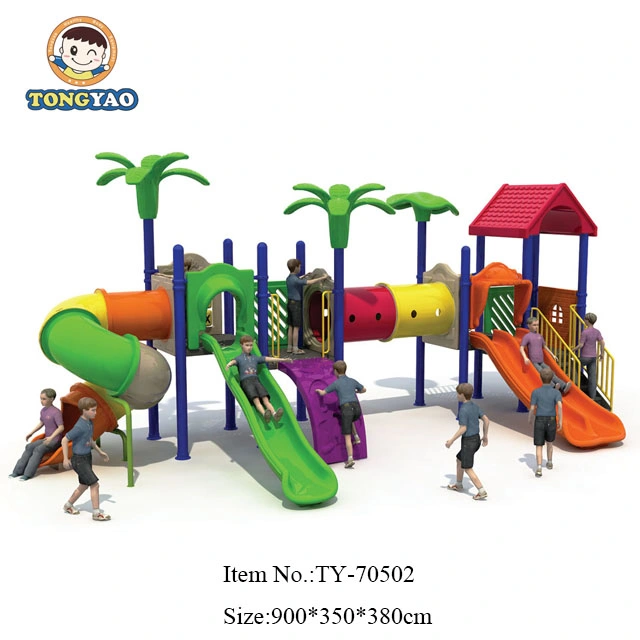 Tongyao Latest Outdoor Children Playground Plastic Equipment Slide