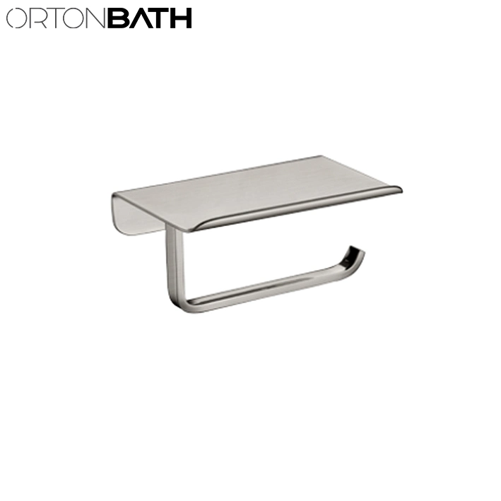 Ortonbath Classic Stainless Steel Round Base Zinc Ss Bathroom Hardware Set Adjustable Towel Bar, Toilet Paper Holder, Towel Ring Bathroom Accessories Towel Bar