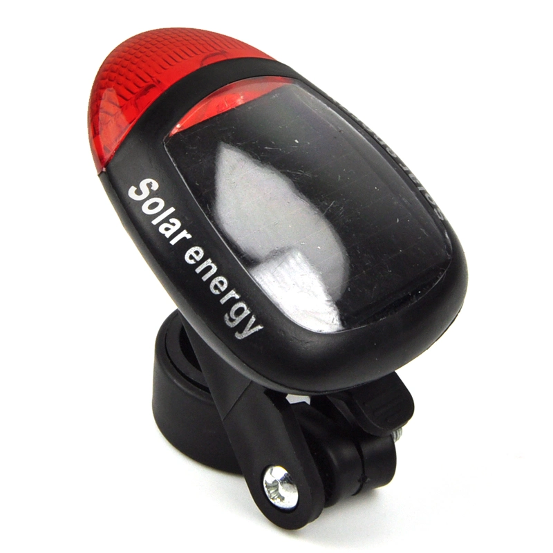 Outdoor LED Bicycle Light Accessories Solar Rechargeable Bright Bicycle Tail light