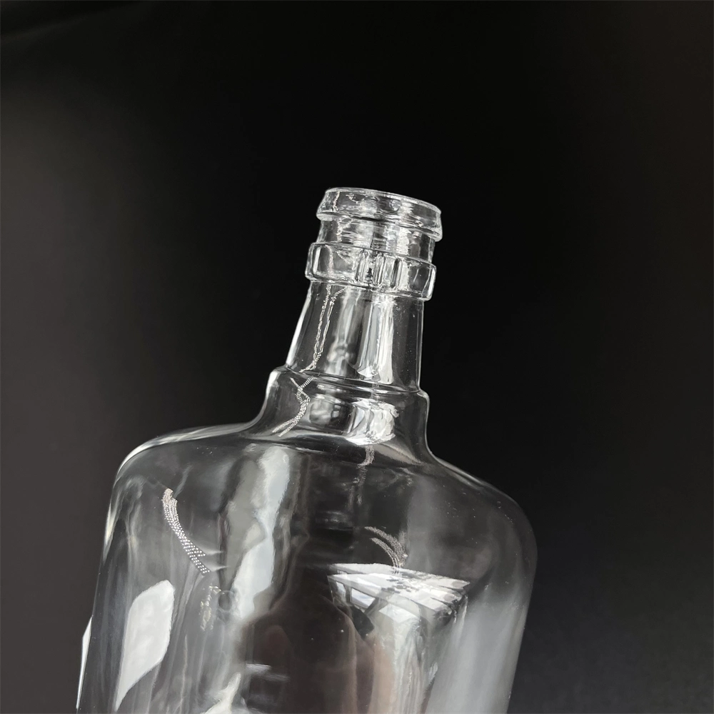 Jingna 500ml Round Liquor Glass Wine Bottle