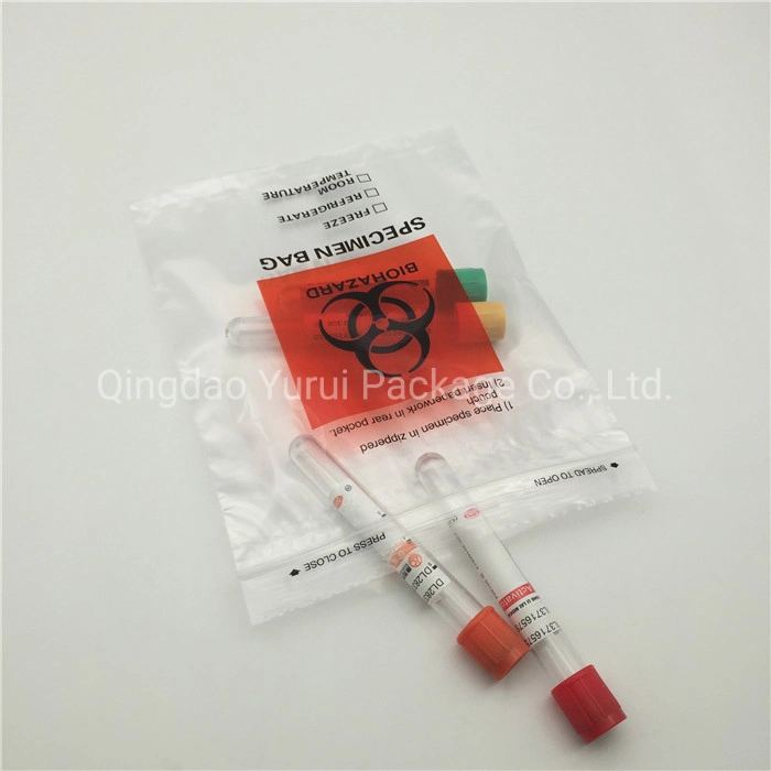 Medical Supplies Export Delivery Biohazard Specimen Bag