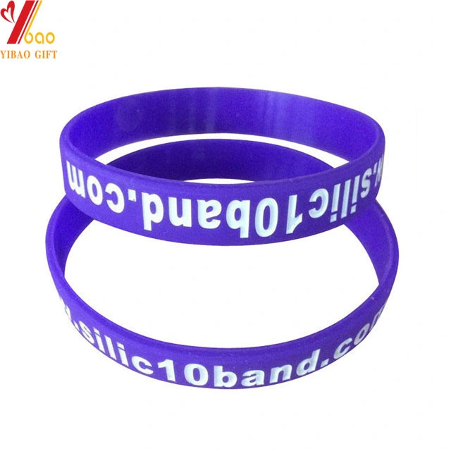 Factory Manufacturer Promotional Rubber Wristband/Bracelet Silicone Rubber Band