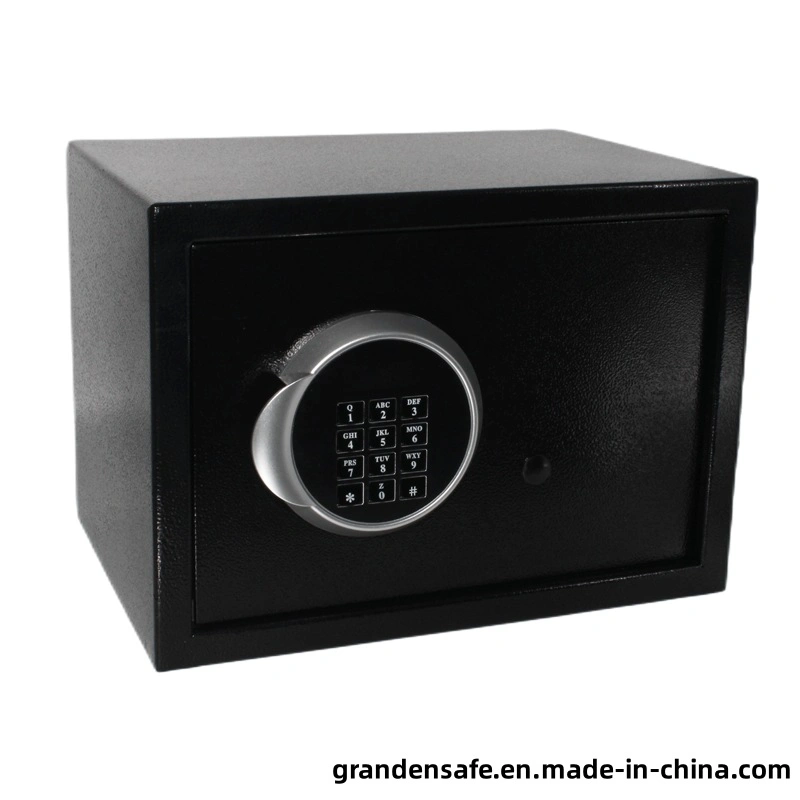 Home Office Verwenden Sie Digital Fashion Aufbewahrungskoffer Sicherheit Safe Box In Schwarz (G-25BK)