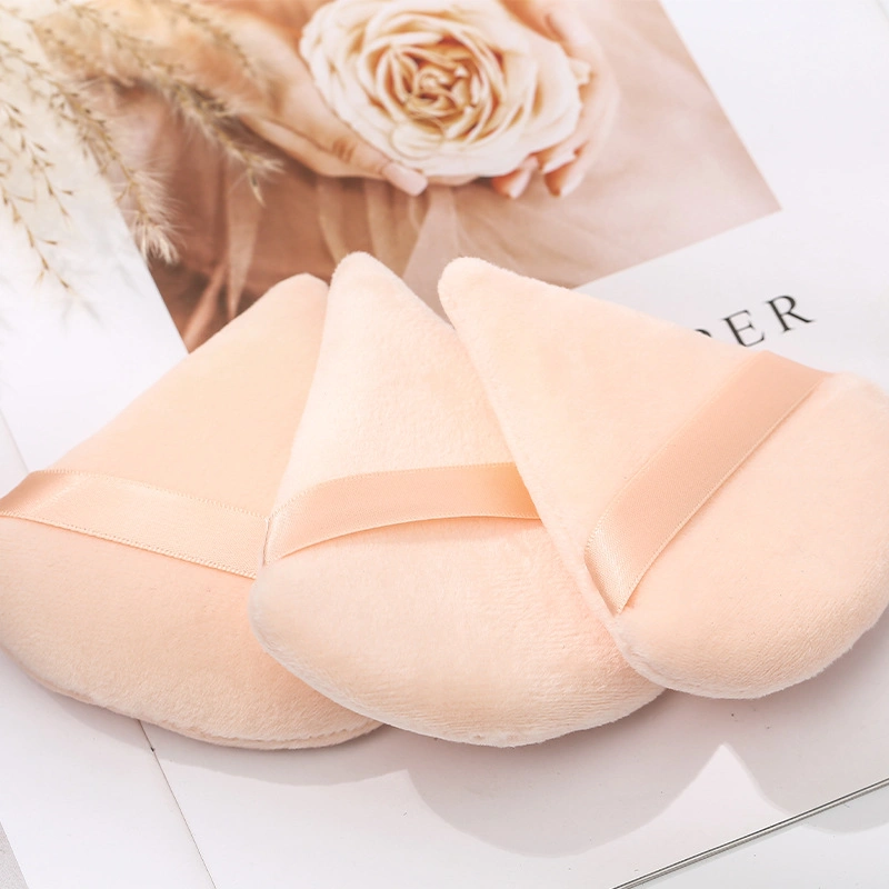 Powder Puff Triangle Makeup Puff Pure Cotton Powder for Loose Powder Body Cosmetic Foundation Sponge Makeup Tool