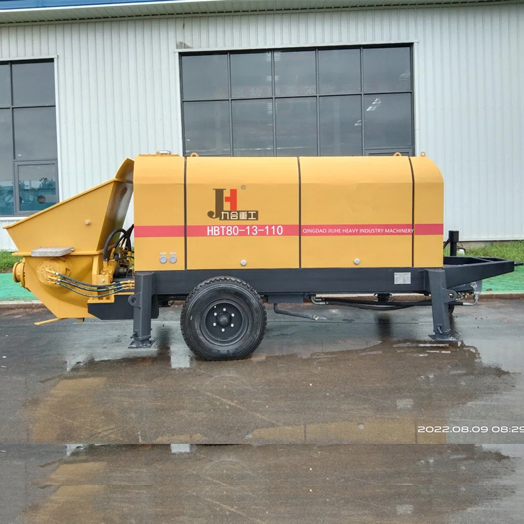 High Quality 60/80 Electrical Power Trailer Concrete Pump Stationary Pump for Sale