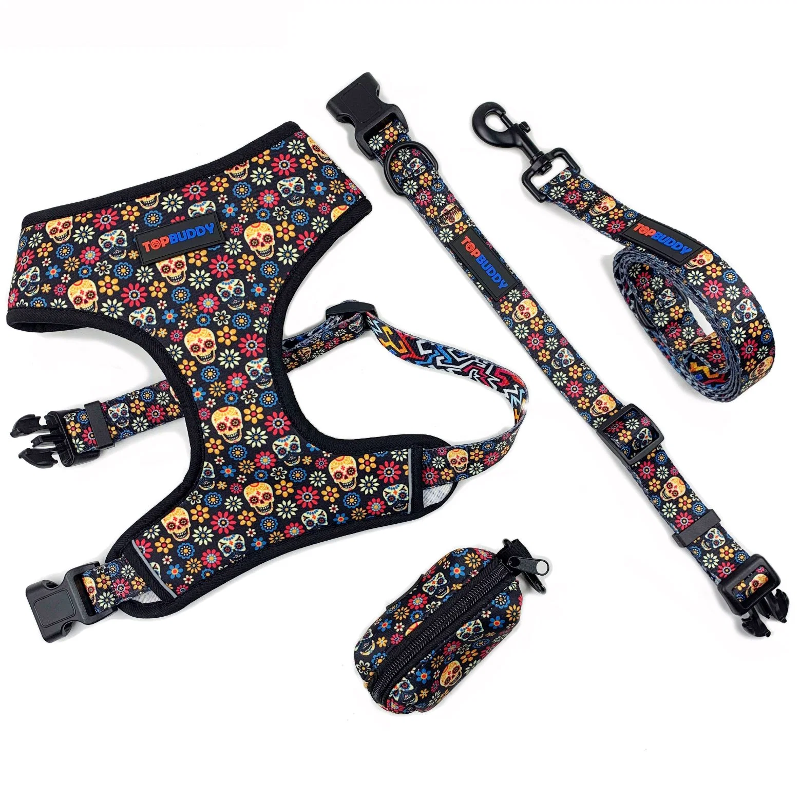 Various Sling Collars, Poop Bags, Triangle Belts, Dog Seat Belts