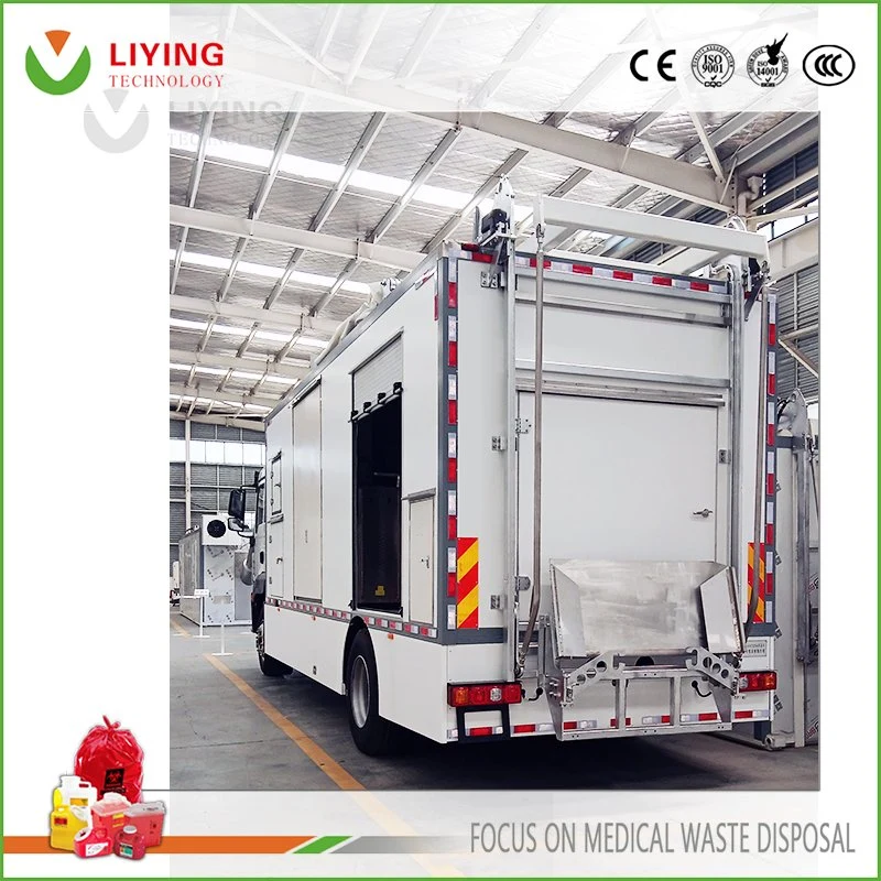 Medical Waste Emergency Disposal Waste Treatment Disinfection by Microwave Mobile Disinfection Vehicle